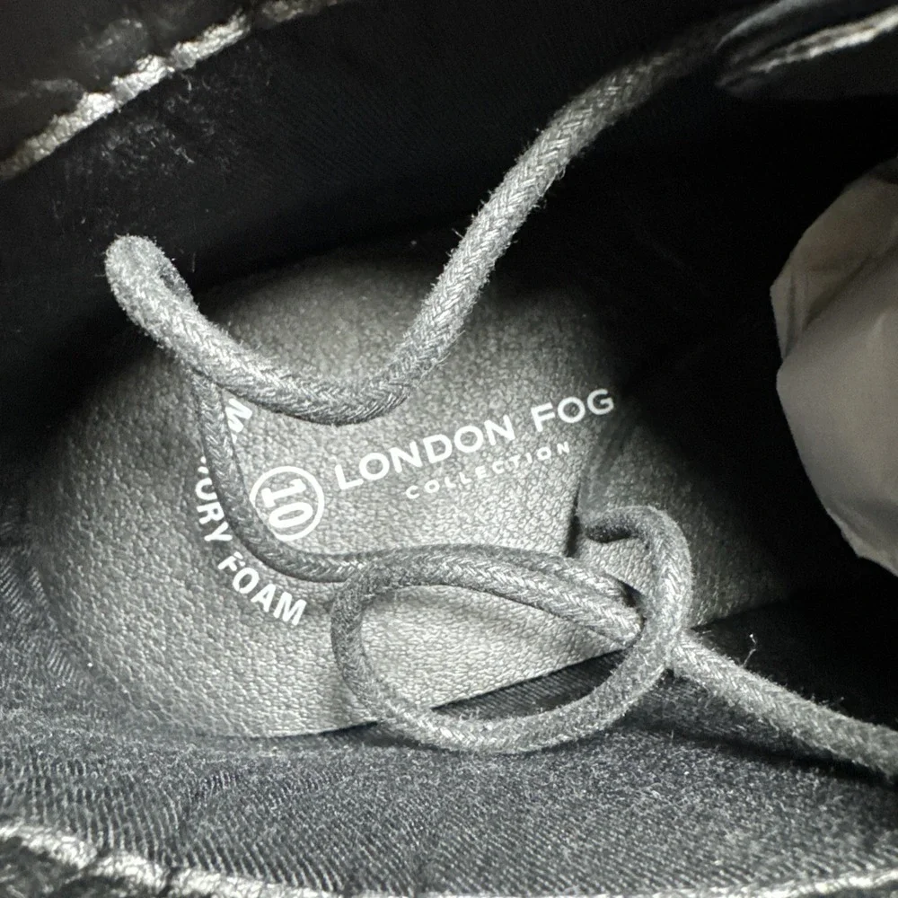 NEW London Fog LFM-Blackburn Boot, Men's Size: 10 M, Black, CL30089M ‎ (NIB)